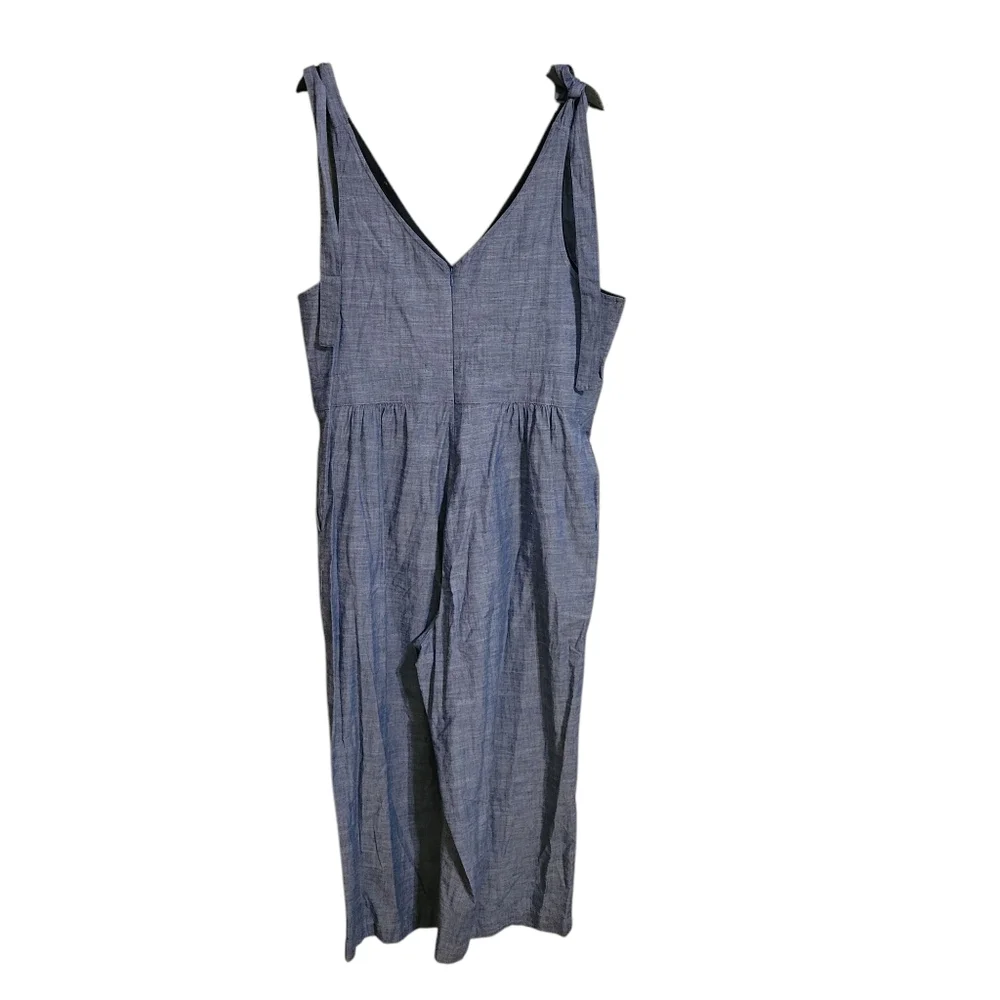 Hope & Henry Blue Sleeveless Jumpsuit